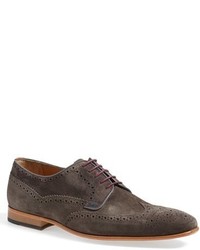 Charcoal Suede Brogues