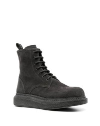 Alexander McQueen Hybrid Lace Up Boots