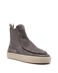 Officine Creative Almond Toe Suede Chelsea Boots