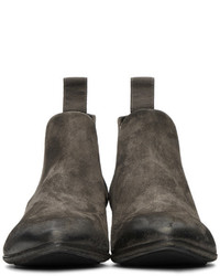 Marsèll Marsell Grey Suede Cuneo Chelsea Boots