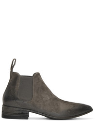 Marsèll Marsell Grey Suede Cuneo Chelsea Boots