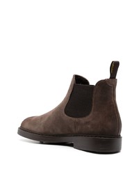 Doucal's Slip On Suede Chelsea Boots