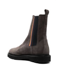 Paul Smith Striped Suede Chelsea Boots