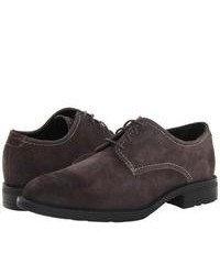 Hush Puppies Plane Oxford Pl Lace Up Casual Shoes Charcoal Suede