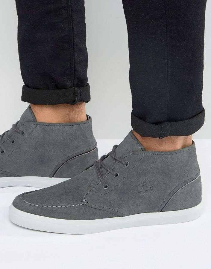 Lacoste Sevrin Suede Mid Chukka Boots 