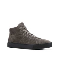 Santoni Laced Up High Top Sneakers
