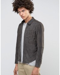 Selected Homme Suede Shirt Jacket