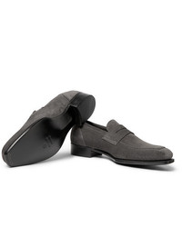 Kingsman George Cleverley Suede Penny Loafers