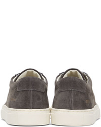 Common Projects Black Suede Achilles Low Sneakers