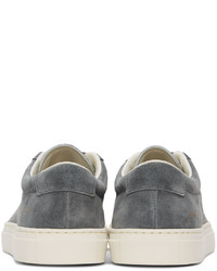 Common Projects Black Suede Summer Edition Low Sneakers