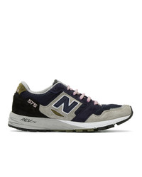 New Balance Grey And Navy Mtl 575 Sneakers