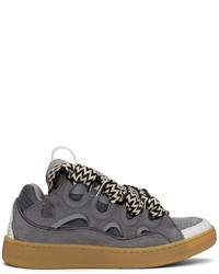 Lanvin Grey Curb Sneakers