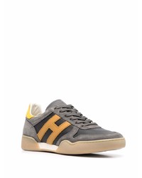 Hogan Panelled Low Top Sneakers