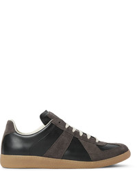 Maison Margiela Replica Suede And Leather Sneakers