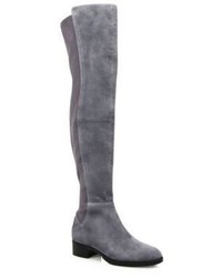 Tory Burch Caitlin Stretch Suede Over The Knee Boots