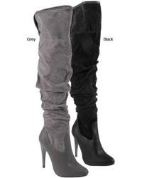 Journee Collection Casanova 10 Ruched Over The Knee Boots