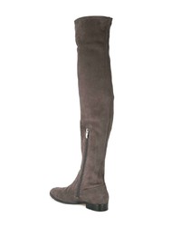 Sergio Rossi Flat Thigh High Boots