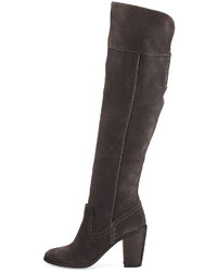 Dolce Vita Orene Suede Over The Knee Boot Anthracite