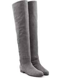 Pierre Hardy Suede Over The Knee Boots