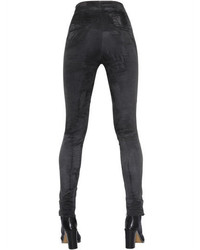 Isabel Marant High Waist Stretch Suede Pants