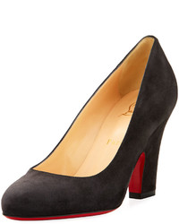 Christian Louboutin Akdooch Suede Red Sole 85mm Pump