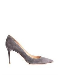Gianvito Rossi Point Toe Suede Pumps