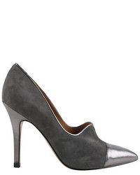 Kay Unger Nariah Suede And Leather Pumps
