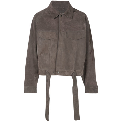 Fear Of God Cropped Suede Jacket, $2,995 | farfetch.com | Lookastic