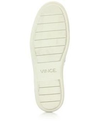 Vince Woven Suede Slip On Sneakers