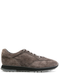 Santoni Chunky Sole Lace Up Sneakers