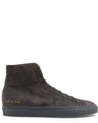 Common Projects Original Achilles High Top Suede Trainers