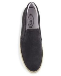 Tod's Suede Espadrille Sneakers