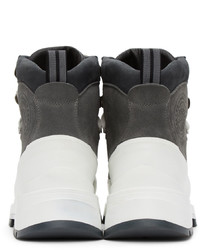 Canada Goose Grey White Journey Boots