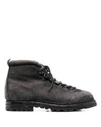 Officine Creative Suede Fur Lined Ankle Boots