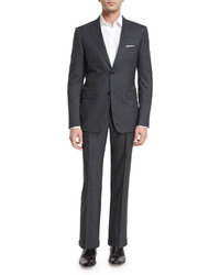 Gucci Brera Two Piece Wool Suit Charcoal
