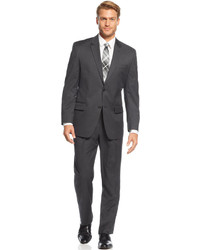 Izod Charcoal Solid Suit