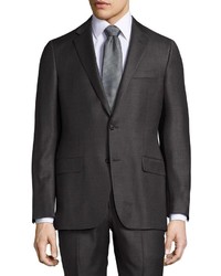 Hickey Freeman Classic Fit Two Button Suit Gray