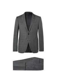Ermenegildo Zegna Dark Grey Slim Fit Wool Suit