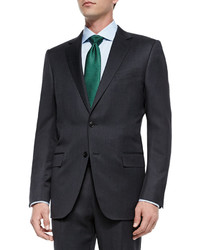 Ermenegildo Zegna Solid Two Piece Suit Gray
