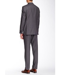 Hugo Boss The James Charcoal Houndstooth Two Button Notch Lapel Wool Suit