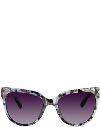 10 Crosby Derek Lam Luxor Classic Cat Eye Acetate Sunglasses Gray