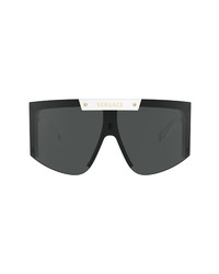 Versace 46mm Interchangeable Shield Sunglasses