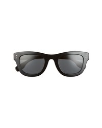 Burberry 49mm Square Sunglasses In Blackdark Grey At Nordstrom