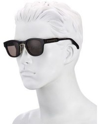 Alexander McQueen 50mm Havana Round Sunglasses