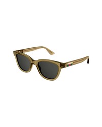 Gucci 51mm Rectangular Sunglasses In Brown At Nordstrom