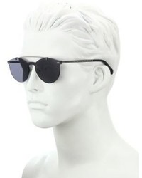 Ermenegildo Zegna 52mm Double Bridge Rimless Sunglasses