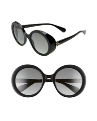 Gucci 53mm Round Sunglasses