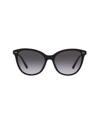 BVLGARI 54mm Cat Eye Sunglasses In Black Pink At Nordstrom