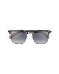 rag & bone 54mm Polarized Sunglasses In Black Grey Havanagrey Shaded At Nordstrom