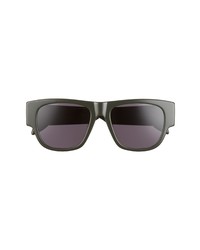 Alexander McQueen 54mm Rectangular Sunglasses In Green At Nordstrom